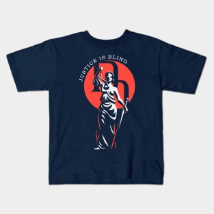 Justice is Blind Kids T-Shirt